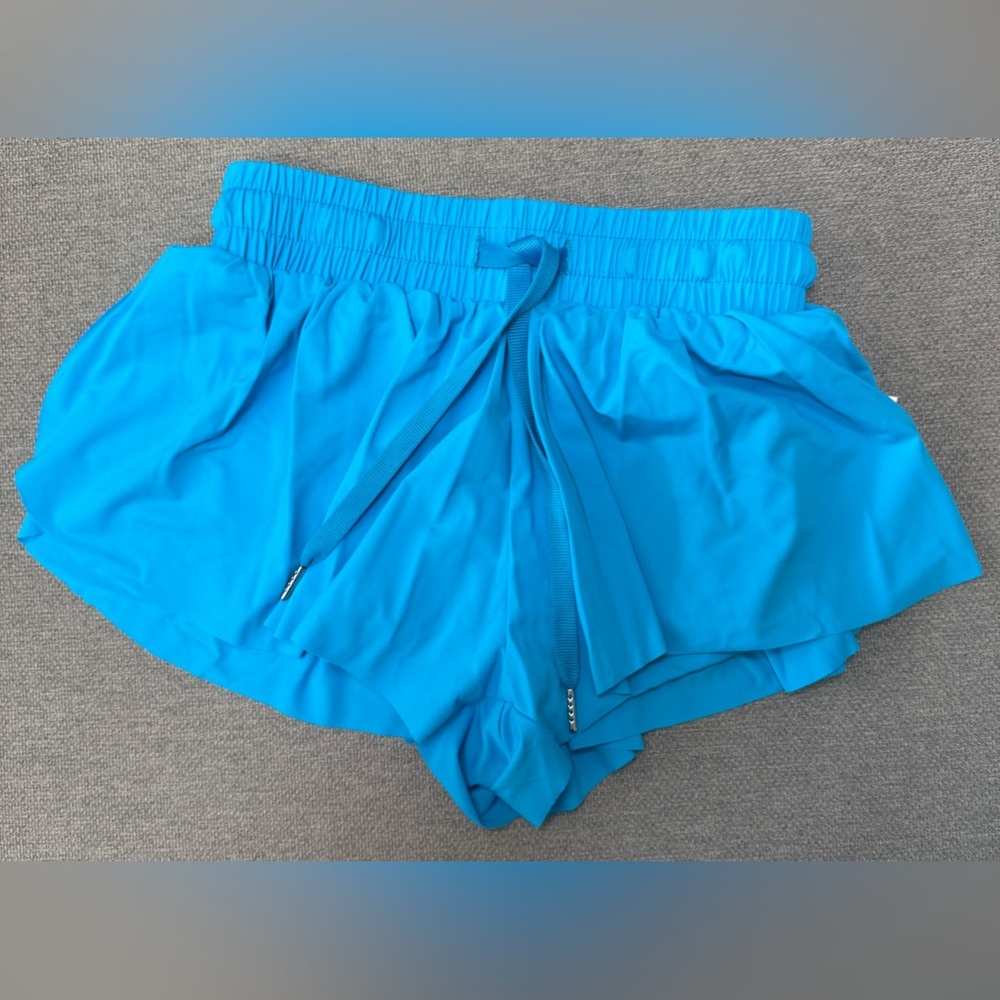 Girls NWT KATIEJNYC Farrah Shorts. XL. Turquoise.